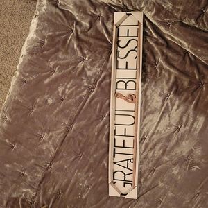 Grateful and Blessed wall hanging